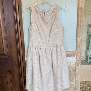 Kate Spade Blush Glitter Mini Dress